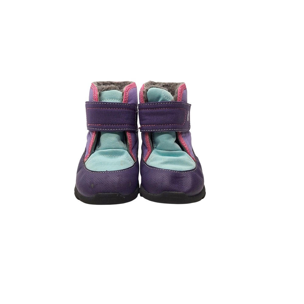 See Kai Run Basics Toddler Purple Teal Insulated Winter Boots Size 9 Hook Loop